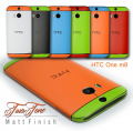 EasySkinz: HTC ONE M8 Two Tone COLORFUL MATT Skin Wrap Sticker Cover Decal Protector NOT CASE For £11.03