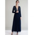 TFNC London: 50% Off Lace & Beads Lydia Navy Maxi Dress